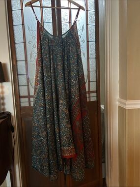 Kantha Bae Silk Maxi Dress